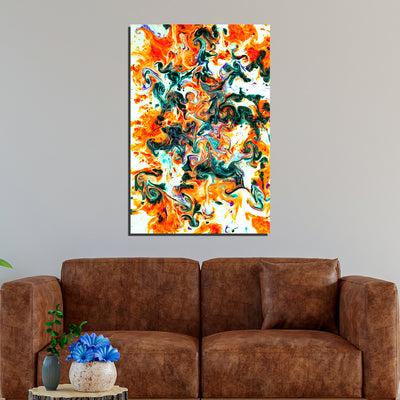 Abstract Print On Canvas Wall Painting