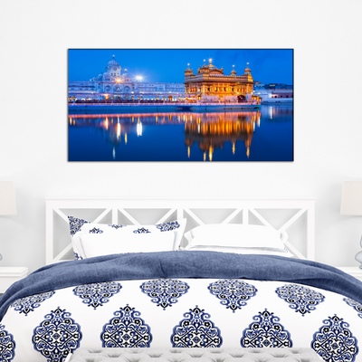 Golden Temple Canvas Wall Painting