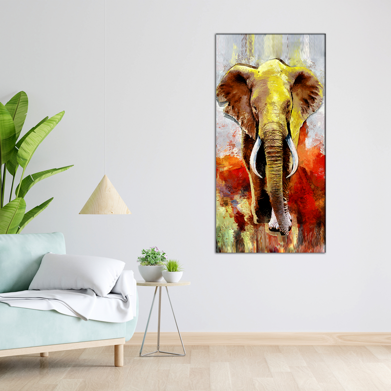Elephant Canvas Wall Painting