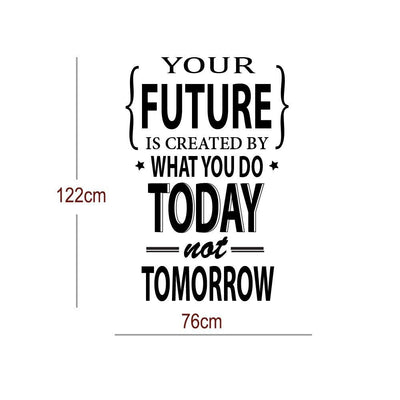Motivational Quote Wall Sticker Premium Quality Self Adhesive Vinyl