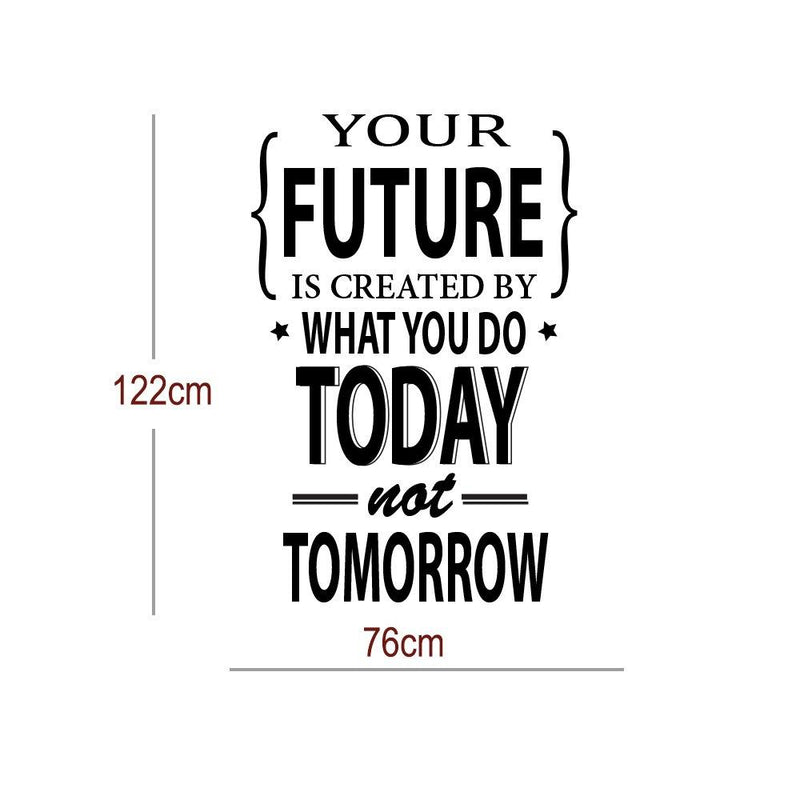 Motivational Quote Wall Sticker Premium Quality Self Adhesive Vinyl