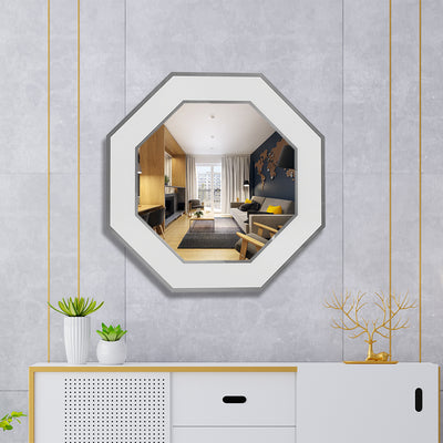 Hexagon Shape Wall Mirror