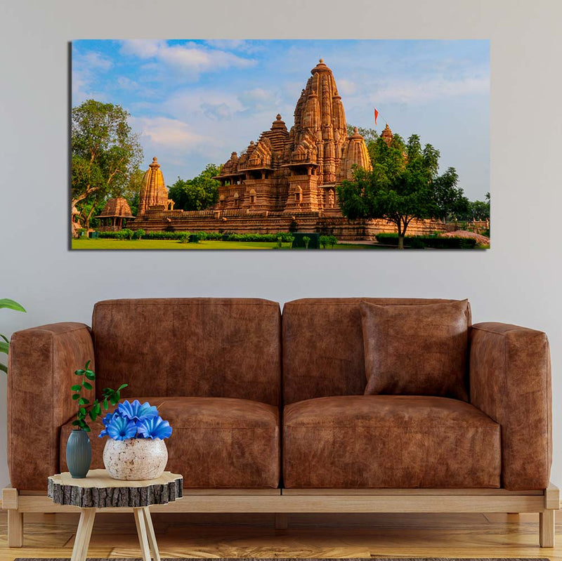 Lakshmana Temple, Khajuraho Print On Canvas Wall Painting