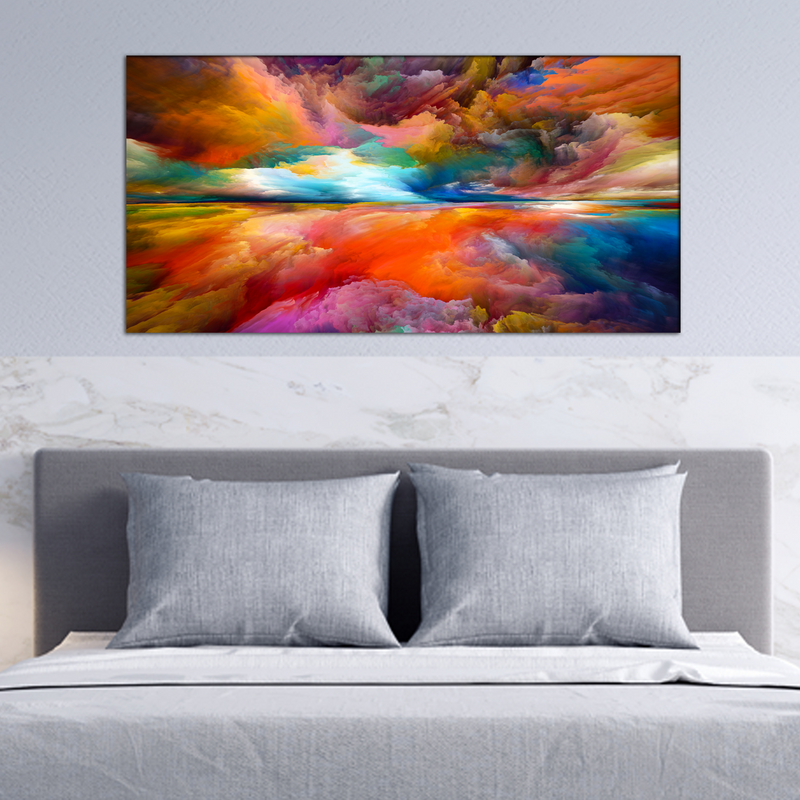 Colourful Sky Abstract Canvas Wall Painting