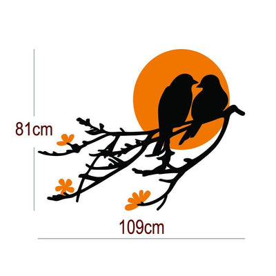 Birds & Moon Wall Decal Wall Sticker