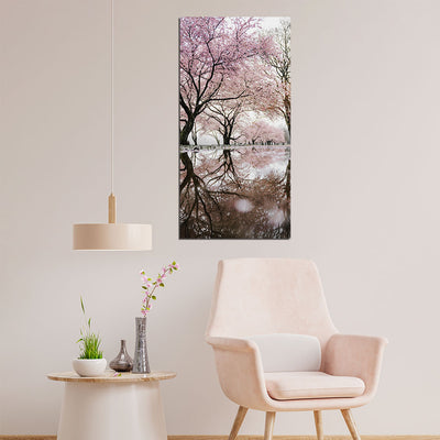 Cherry Blossom Tree Print On Canvas Wall Painting