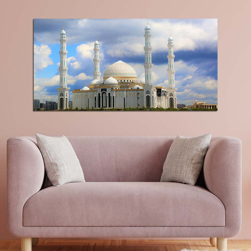 Hazrat Sultan Mosque Canvas  wall Painting