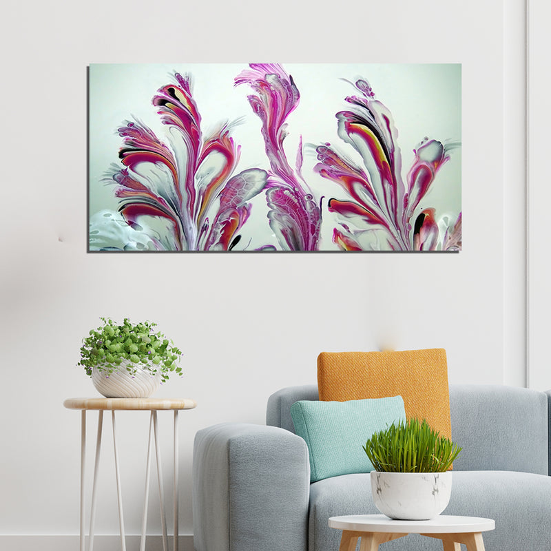 Abstract Floral Canvas  Wall Painting