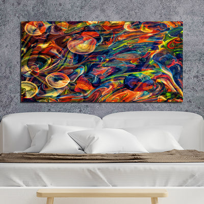 Multi Abstract Wall Painting