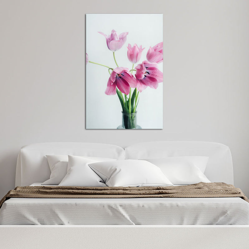 Beautiful Pink Flower Canvas Wall Painting