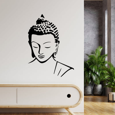 Gautam Budhha Premium Quality Wall Sticker