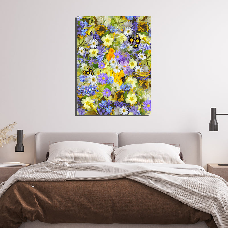 Abstract Flower Canvas Wall Painting