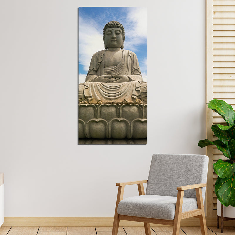 Buddha Statue Canvas Wall Painting
