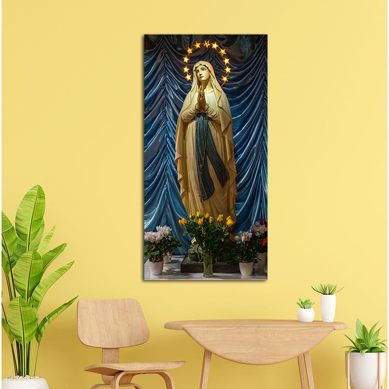 Maria Statue Canvas Wall Painting