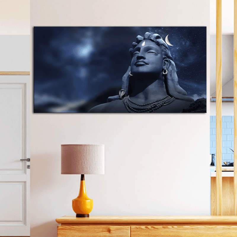Lord Shiva Mahakal Canvas Print Wall Painting