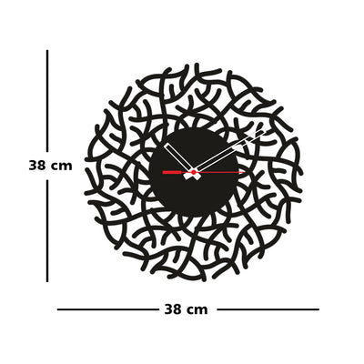 Engineered Design Wood Analog Wall Clock