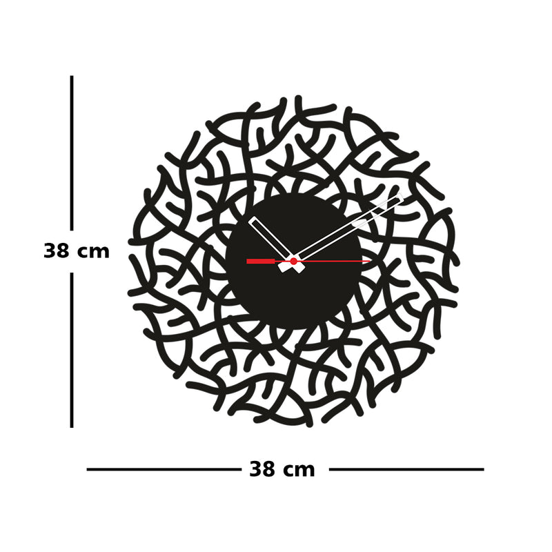 Engineered Design Wood Analog Wall Clock