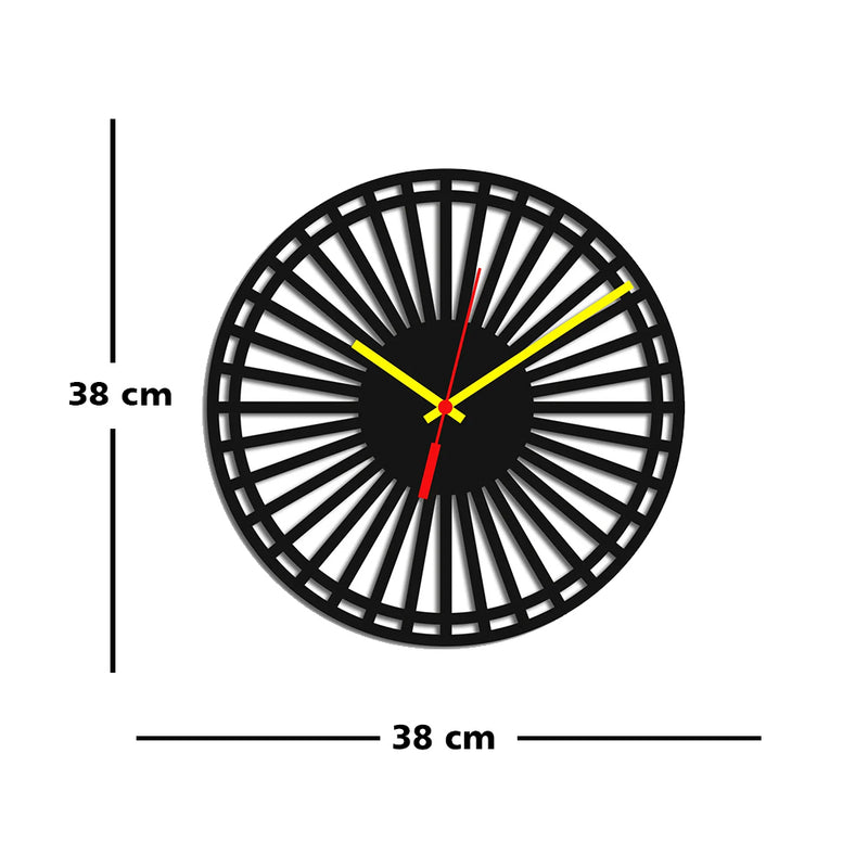 Lovely Lines Design Wood Analog Wall Clock