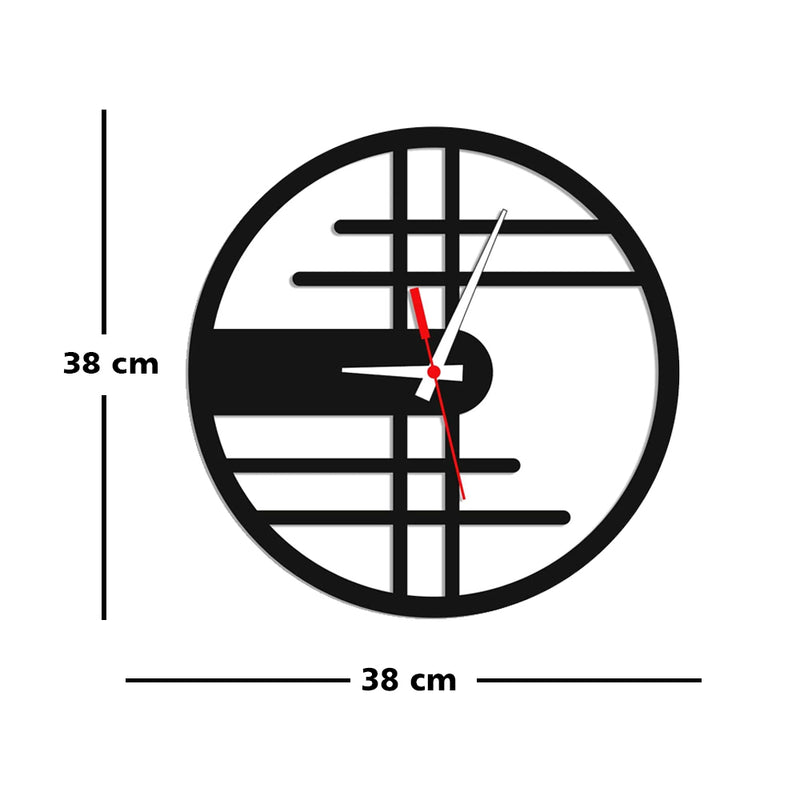 Stylish Numeric Design Wood Analog Wall Clock