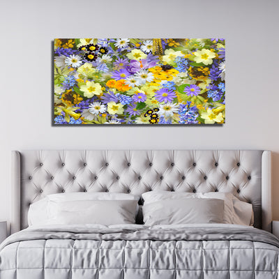 Abstract Flower Canvas Wall Painting