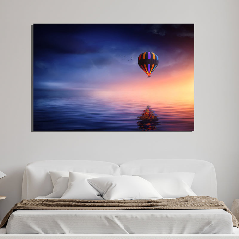 Hot Air Balloon Canvas Wall Painting
