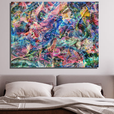 Colourful Abstract Canvas Wall Painting