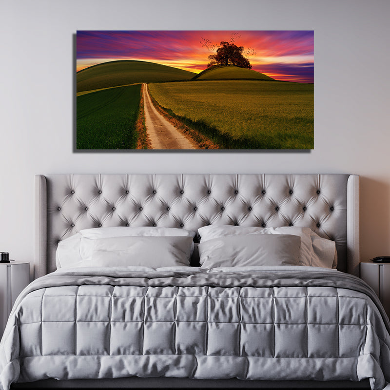 Colorful Sunset View Canvas Wall Painting