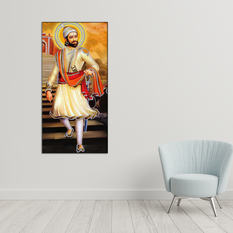 Chhatrapati Shivaji Canvas Wall Painting
