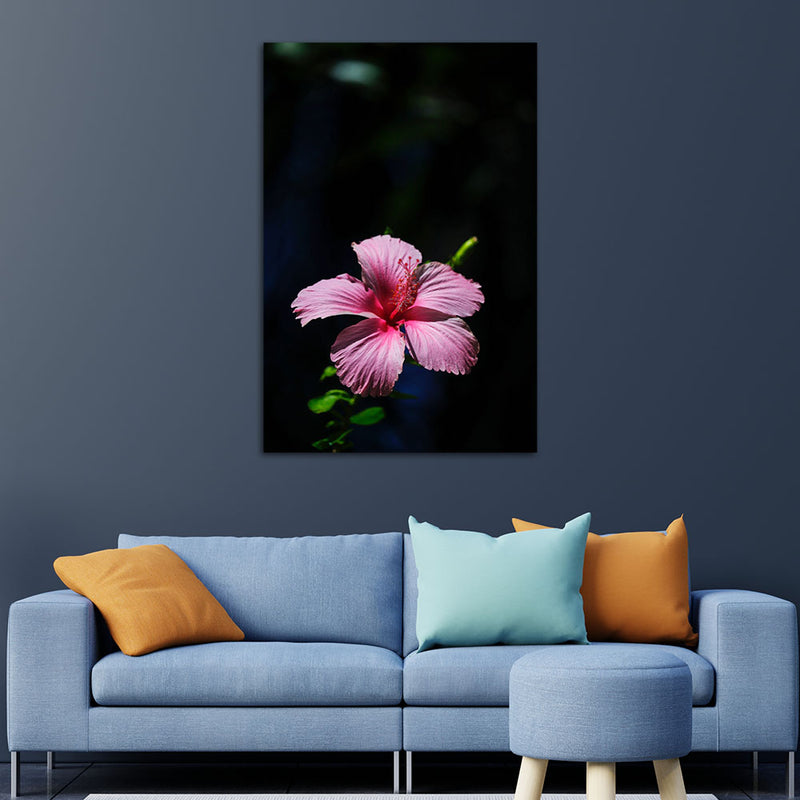 Hibiscus Flower Canvas Wall Painting