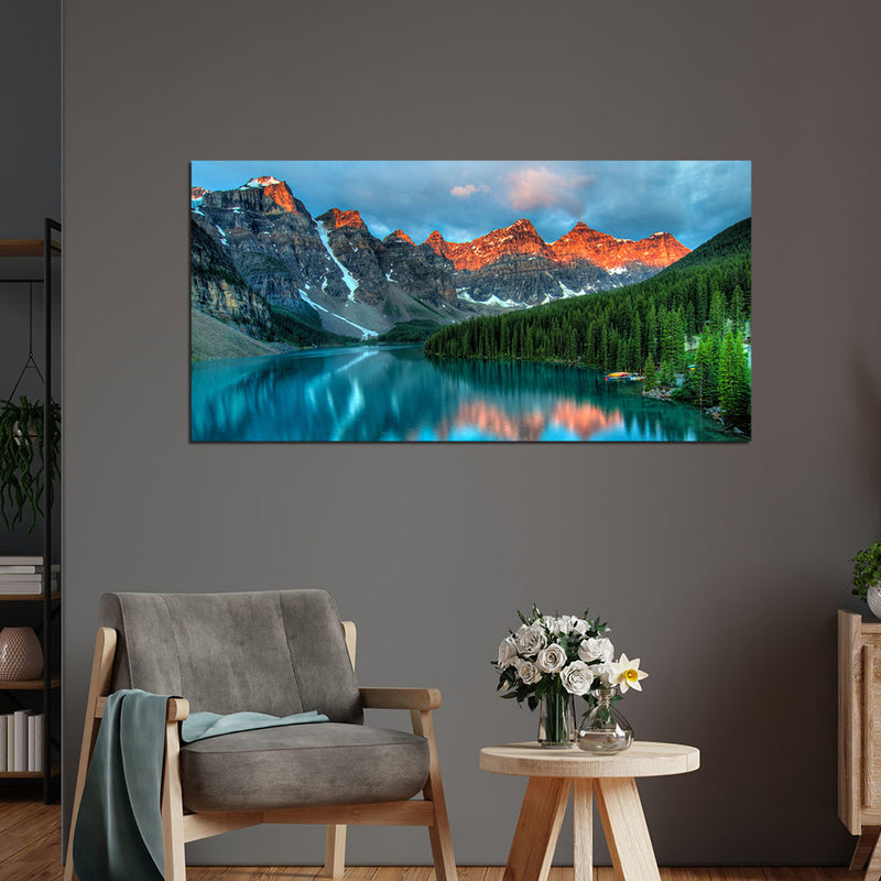 Beautiful Mountain Scenery Canvas Wall Painting