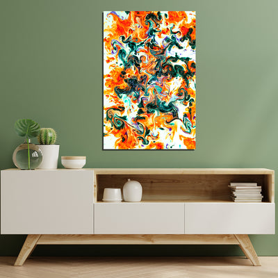 Abstract Print On Canvas Wall Painting