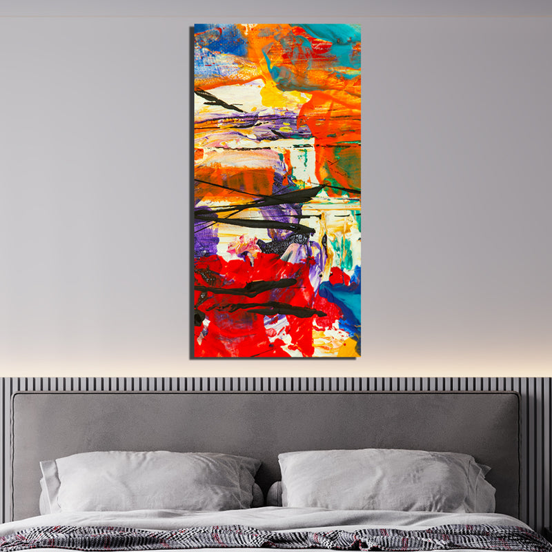 Beautiful Colourful Abstract Canvas  Wall Painting