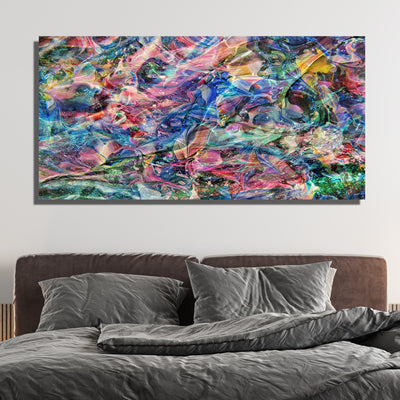 Colourful Abstract Canvas Wall Painting