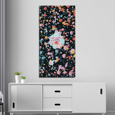 Black Abstract  Canvas Wall Painting
