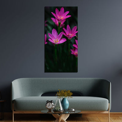 Beautiful Purple Flower Canvas Wall Painting