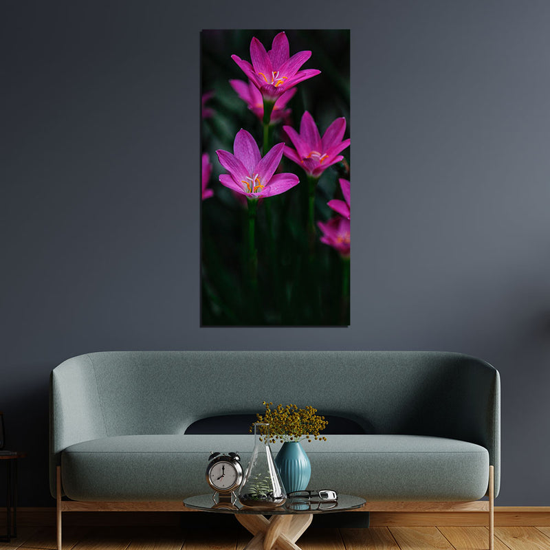 Beautiful Purple Flower Canvas Wall Painting