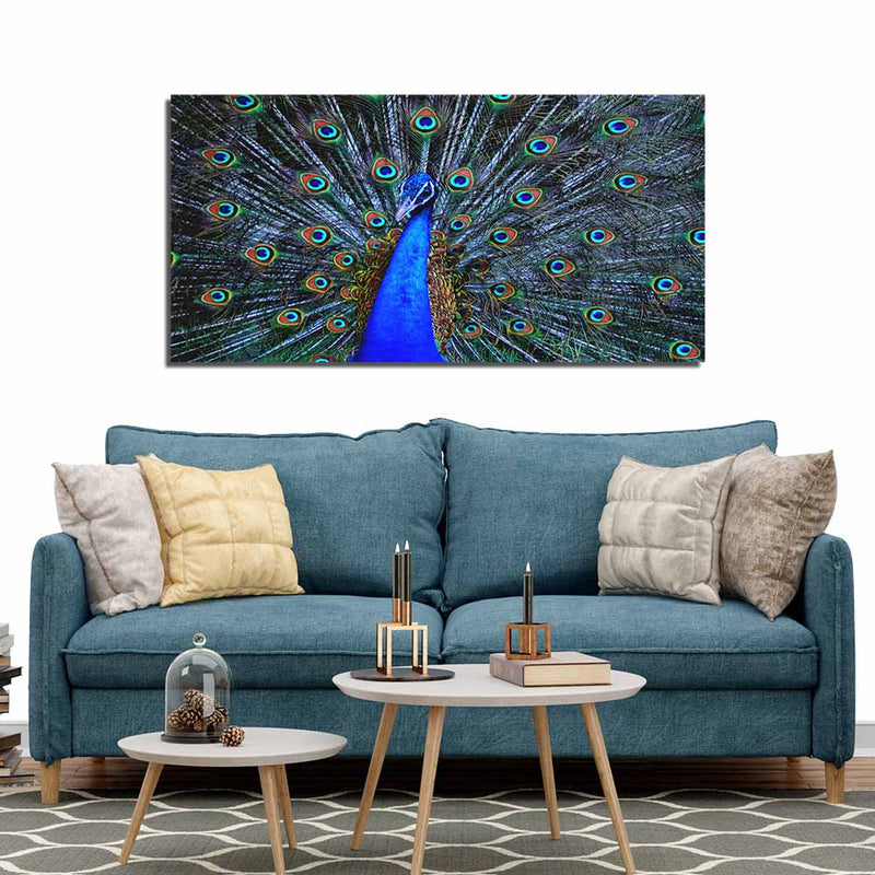 Beautiful Peacock Image Canvas Wall Painting