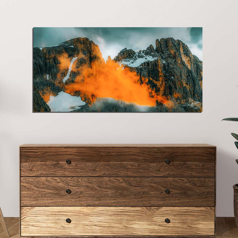 Hill Station Scenery  Canvas Wall Painting