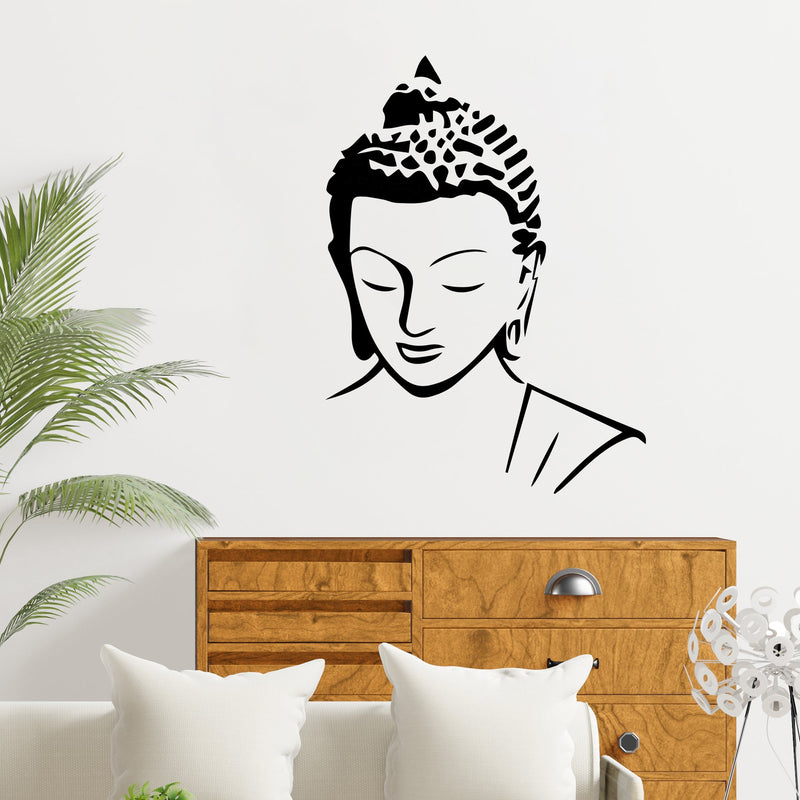 Gautam Budhha Premium Quality Wall Sticker