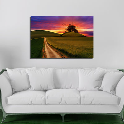 Colorful Sunset View Canvas Wall Painting