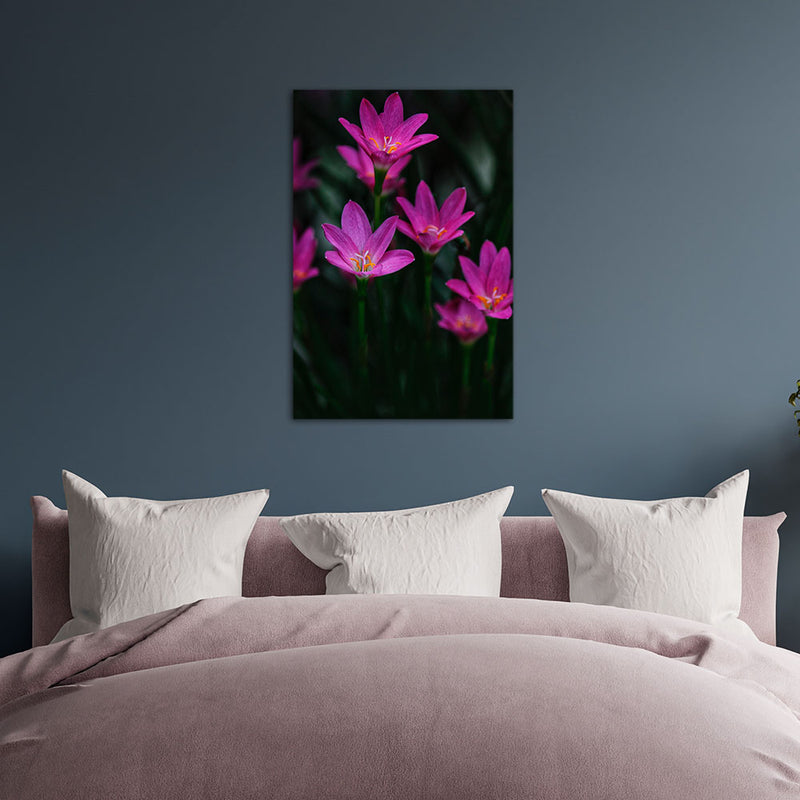 Beautiful Purple Flower Canvas Wall Painting