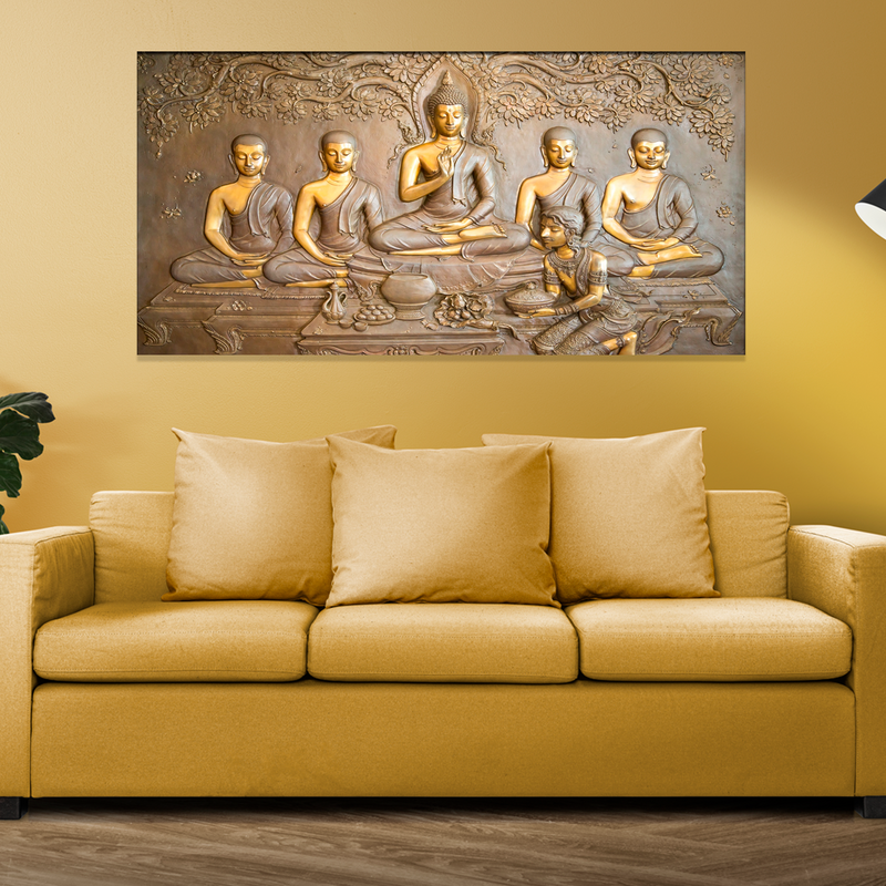 Buddha Canvas Wall Painting