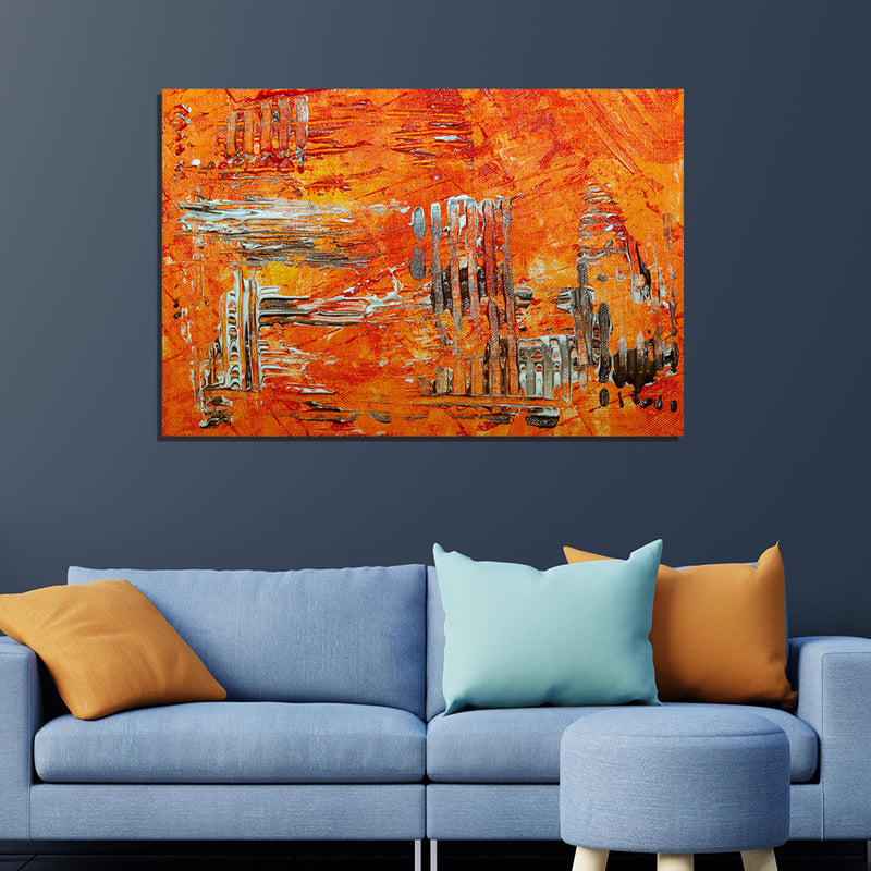 Abstract Print On Canvas Wall Painting