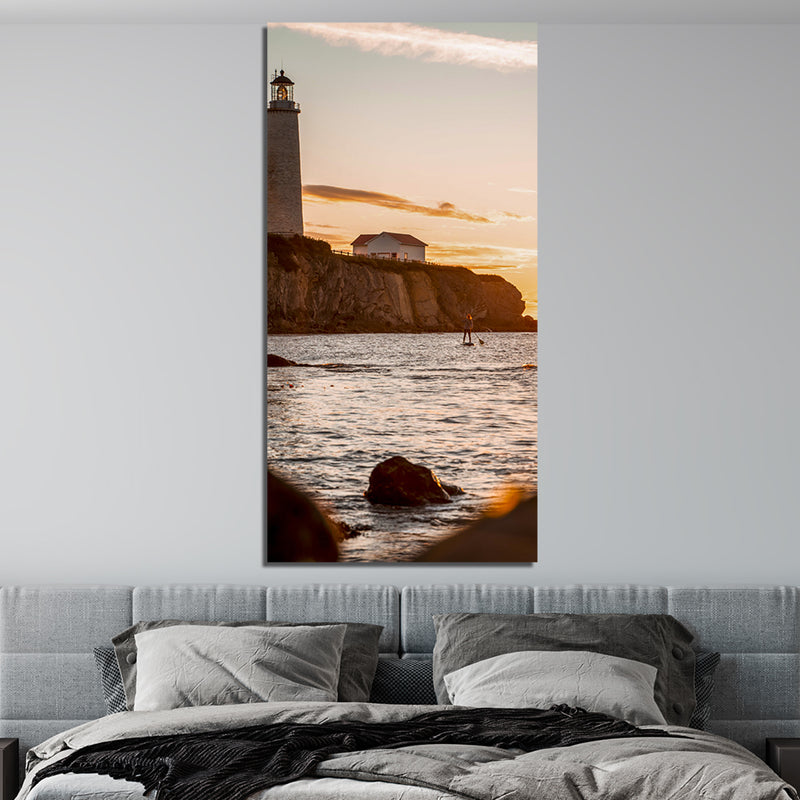 Beacon Beach Print On Canvas Wall Painting