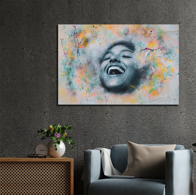 Modern Art Print On Canvas Wall Painting