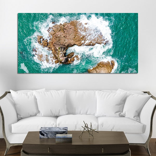 Beautiful Sea Print On Canvas Wall Painting