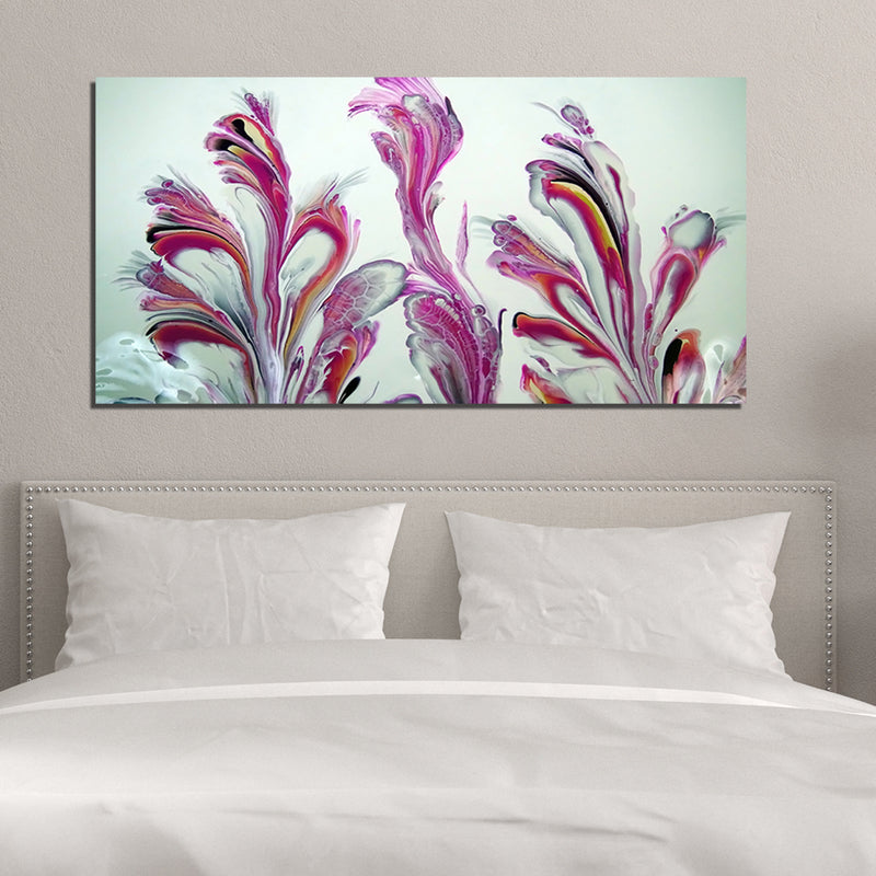 Abstract Floral Canvas  Wall Painting