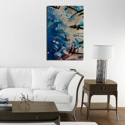 Abstract Print On Canvas Wall Painting