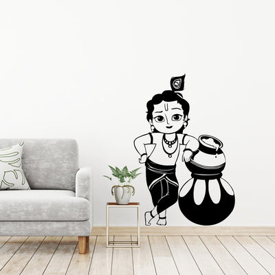 Bal Krishna Premium Quality Wall Sticker and Wall Decal
