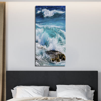 Beautiful White Waves Canvas Wall Painting